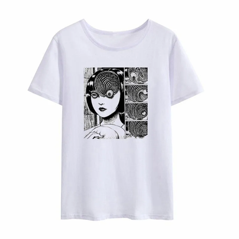 

Summer dark Japanese Harajuku fashion casual hip hop short sleeve graphic t-shirt horror female fun new ulzzang T-shirt