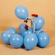 10 шт 12 дюймов синий шары День рождения украшения детей ко Дню Святого Валентина свадьбы шарики Baby Shower для мальчиков и латексные шары, гелий