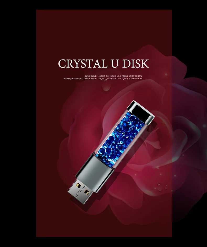 

Pen Drive Usb Flash Drive Fashion Crystal Diamond Memory Stick U Disk 64gB 32gb 16gb 8gb 4gb Pendrive 2.0 Flash Drive Best Gift