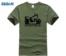 

GILDAN 2019 New Men T Shirt Fashion Summer Style Cotton T-Shirt Biker Moto Adventure 1290 1050 950 640 1200 R Race Tee Shirt
