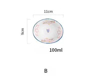 ANTOWALL японская керамика посуда окунание чаша, приправ миска для суши, многофункциональные ингредиенты соус блюдо, для ресторана - Цвет: B