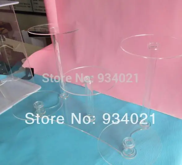 

Elegant Crystal Clear 5 Tier Acrylic Cake Stand Party Decoration/Wedding Cake Stand Wedding Decoration