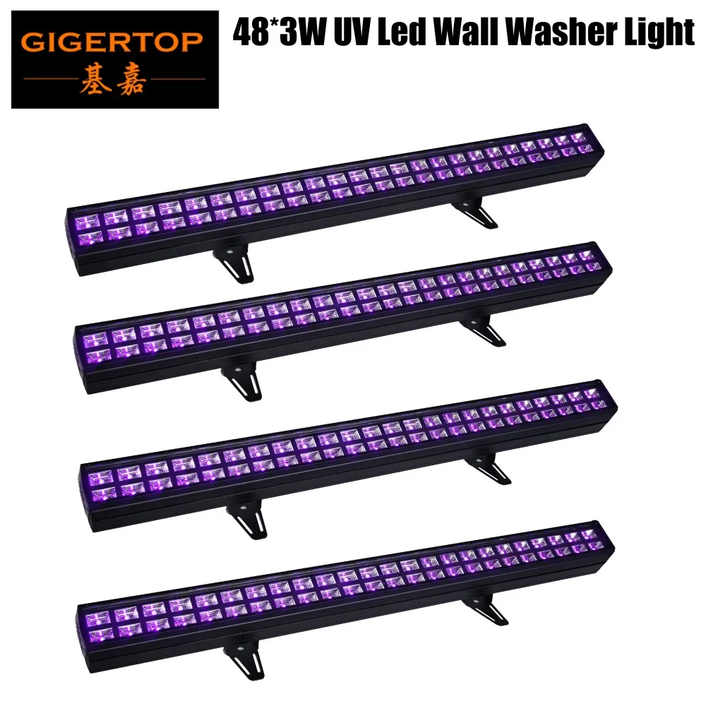 4xlot American DJ Startec 48 3 Вт сценическая Вечеринка УФ светодиодная черная светильник вая