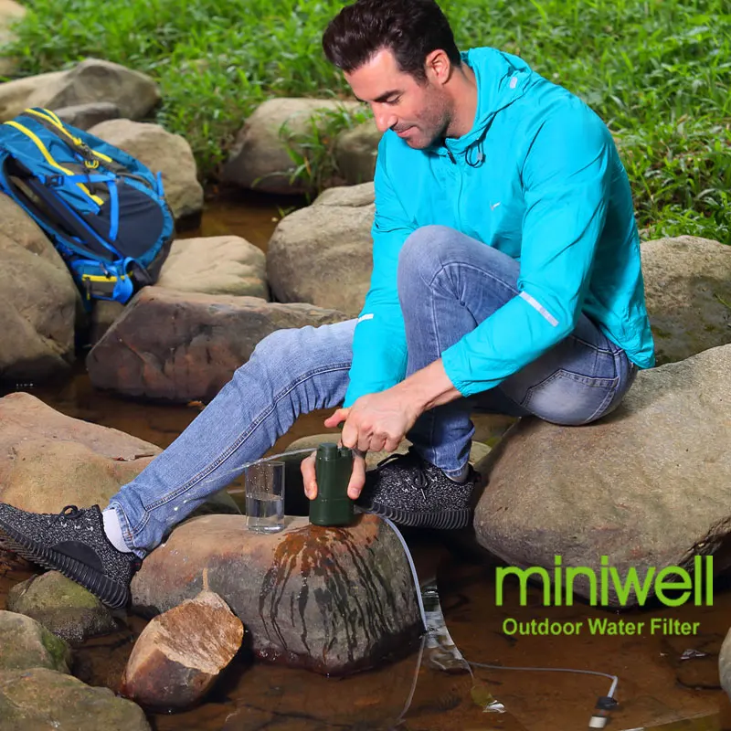  Portable water Filter for camping hiking fishingemergency/disaster preparedness survival water filt