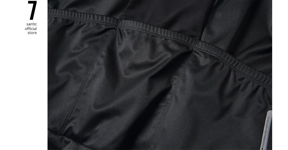 Мужские куртки Santic для велоспорта, ветронепроницаемое дышащее пальто, сохраняющее тепло, черная одежда для велоспорта на весну, осень, зиму, KC6104R