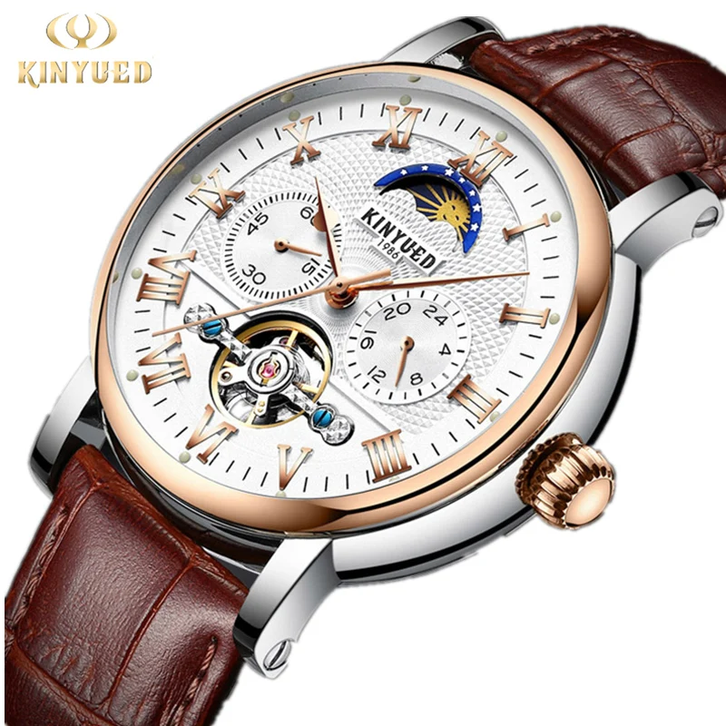 KINYUED 2019 الميكانيكية ووتش الرجال أعلى العلامة التجارية الفاخرة للماء الهيكل العظمي ساعات أوتوماتيكية الأزياء توربيون الرياضية ساعات ذهبية KINYUED 2019 الميكانيكية ووتش الرجال أعلى العلامة التجارية الفاخرة للماء الهيكل العظمي ساعات أوتوماتيكية الأزياء توربيون الرياضية ساعات ذهبية