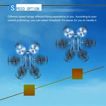 JJRC H20W Wifi FPV Drone with 0.3MP Camera Headless Mode One Key Return High Low Speed 2.4G 4CH 6 Axis Gyro RC Quadcopter