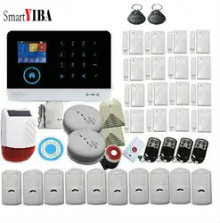 SmartYIBA Wi Fi GSM GPRS SIM сигнализации системы для дома безопасности RFID Touch беспроводной SMS вызова приложение оповещения Android iOS HD IP камера