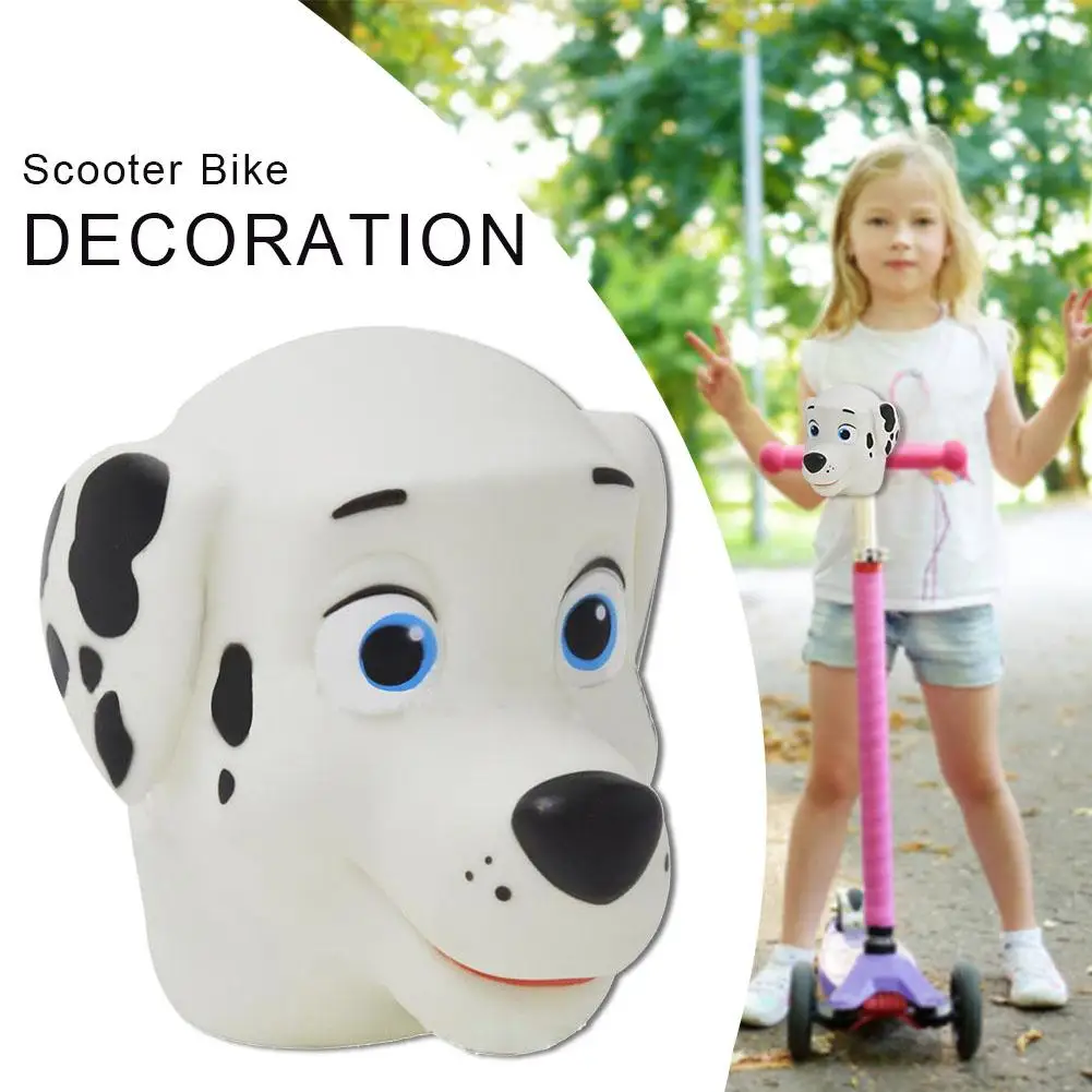 Children Scooter Decorative Head Cute Cartoon Dog Decoration Accessories Scooter Accessories Cycling Supplies