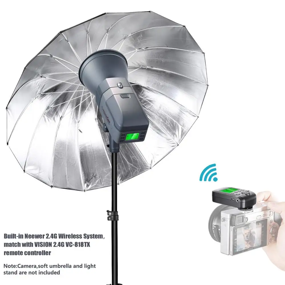 Уличная студийная стробоскопическая вспышка Neewer Vision5 400 Вт TTL для SONY/Canon/Nikon HSS с