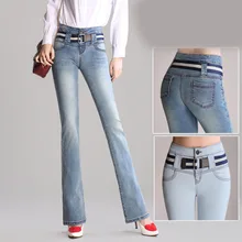 Новые женские с высокой талией джинсовые расклешенные брюки женские джинсовые брюки женские синие прямые джинсы женские узкие джинсовые брюки джинсы для мам