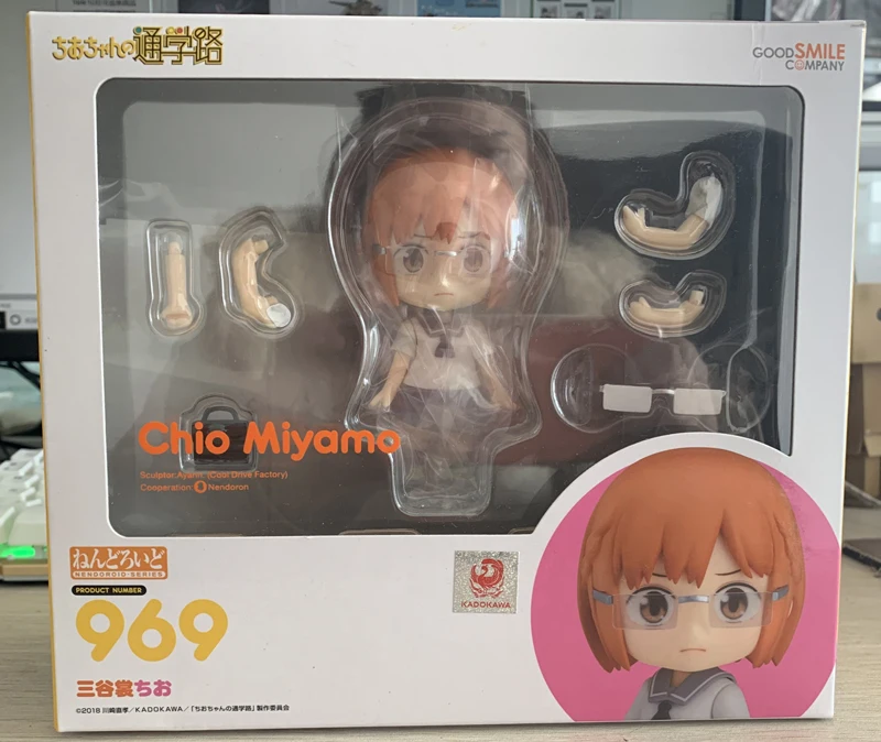 100% оригинал хорошая улыбка компании Nendoroid № 969 фигурка-Chio Miyamo