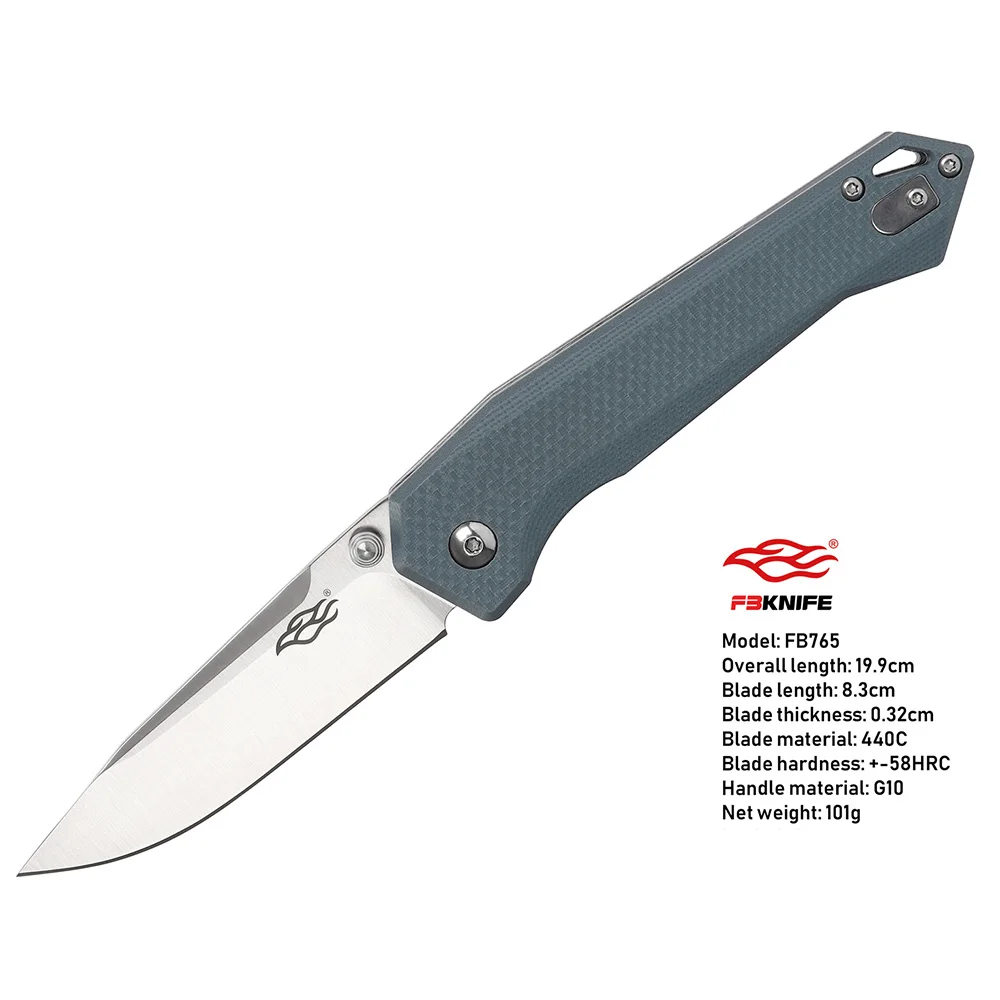 Ganzo Firebird FB7651 440C Лезвие G10 ручка складной нож Открытый охотничий выживания