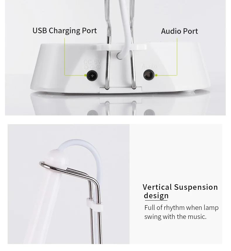 Onefire NEW Bluetooth Speaker Table Lamp,Control Music Audio Speaker Warm Color Smart LED Night Lamp for home