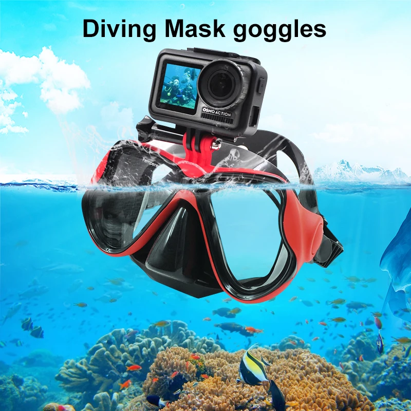 OSMO Action Accessories Diving Mask goggles / Adapter For DJI Expansion kit Gopro hero 4/5/6/7 | Электроника