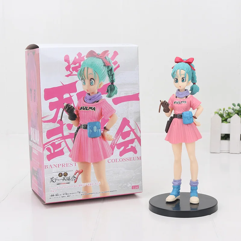 Dragon Ball Z tenkaichi budokai 3 lazuli 18# Bulma DXF фигурка, скульптура большие Экшн фигурки Brinquedos аниме - Цвет: Bulma with box