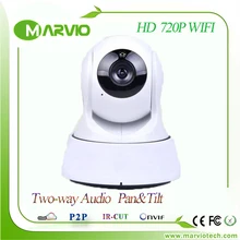 Hot HD 720P 1 Million Pixel Night Vision IR Webcam Web CCTV Network WIFI Wireless IP Camera Pan Tilt Video home alarm system