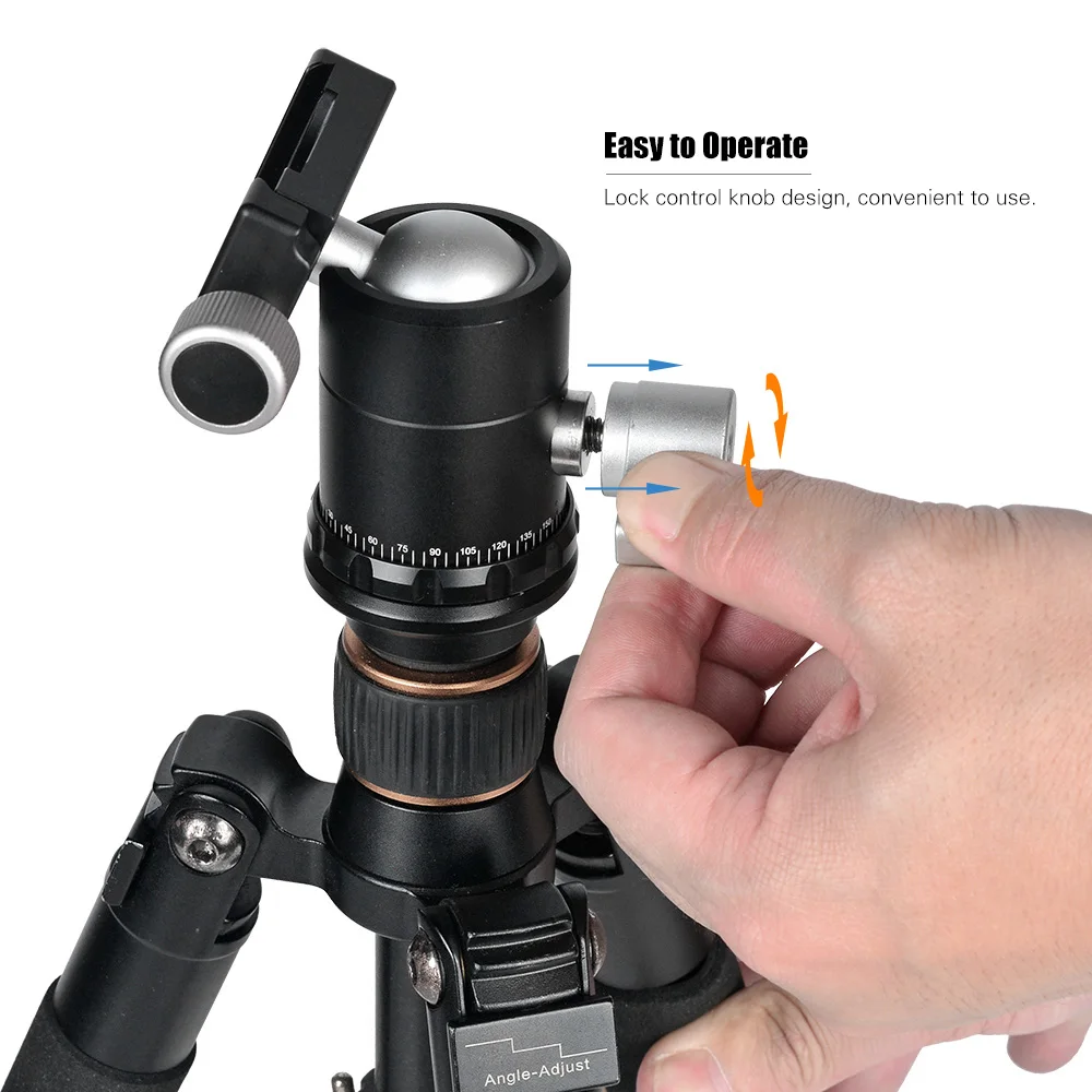 Andoer X-30S шаровой головкой Ballhead штатива+ Quick Release Plate для Sony Nikon Canon камеры DSLR Макс. нагрузки Ёмкость 10 кг/22Lbs