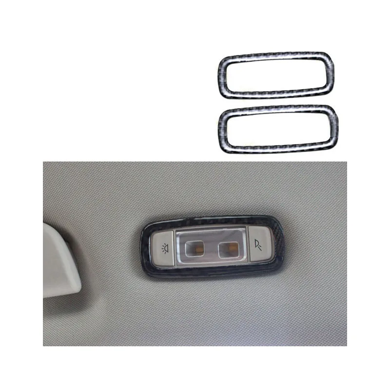 

lsrtw2017 carbon fiber car rear reading light frame trims for bmw 5 series g30 g31 525 520 530 528 540 535 2018 2019