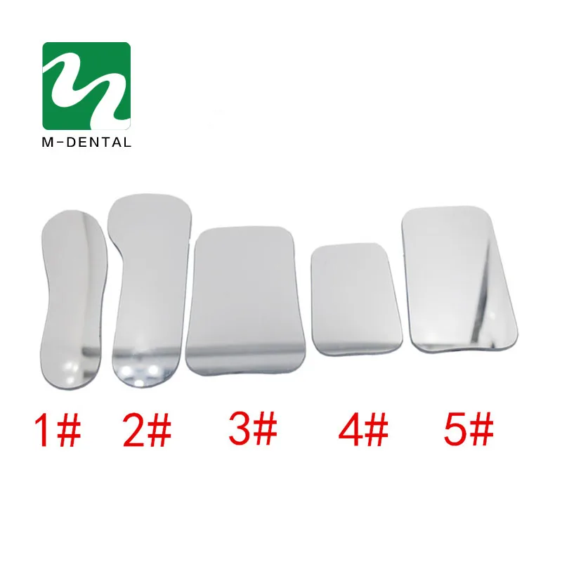 1 PC Orthodontic Dental Photographic Glass Mirror Rhodium Occlusal Double Side Free Shipping