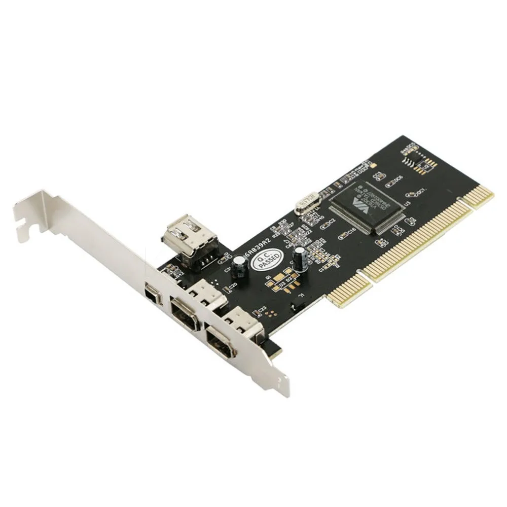 Новые 3 Порты Firewire IEEE 1394 4/6 Pin PCI 1394 DV видео карту контроллера захвата карты для HDD MP3 PDA #6341