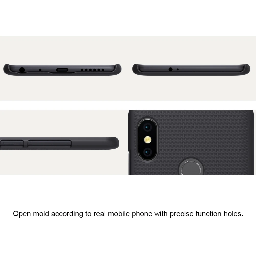 Чехол Nillkin для Xiaomi Redmi Note 5 матовый корпус телефона тонкий жесткий чехол s 6 Pro|case for