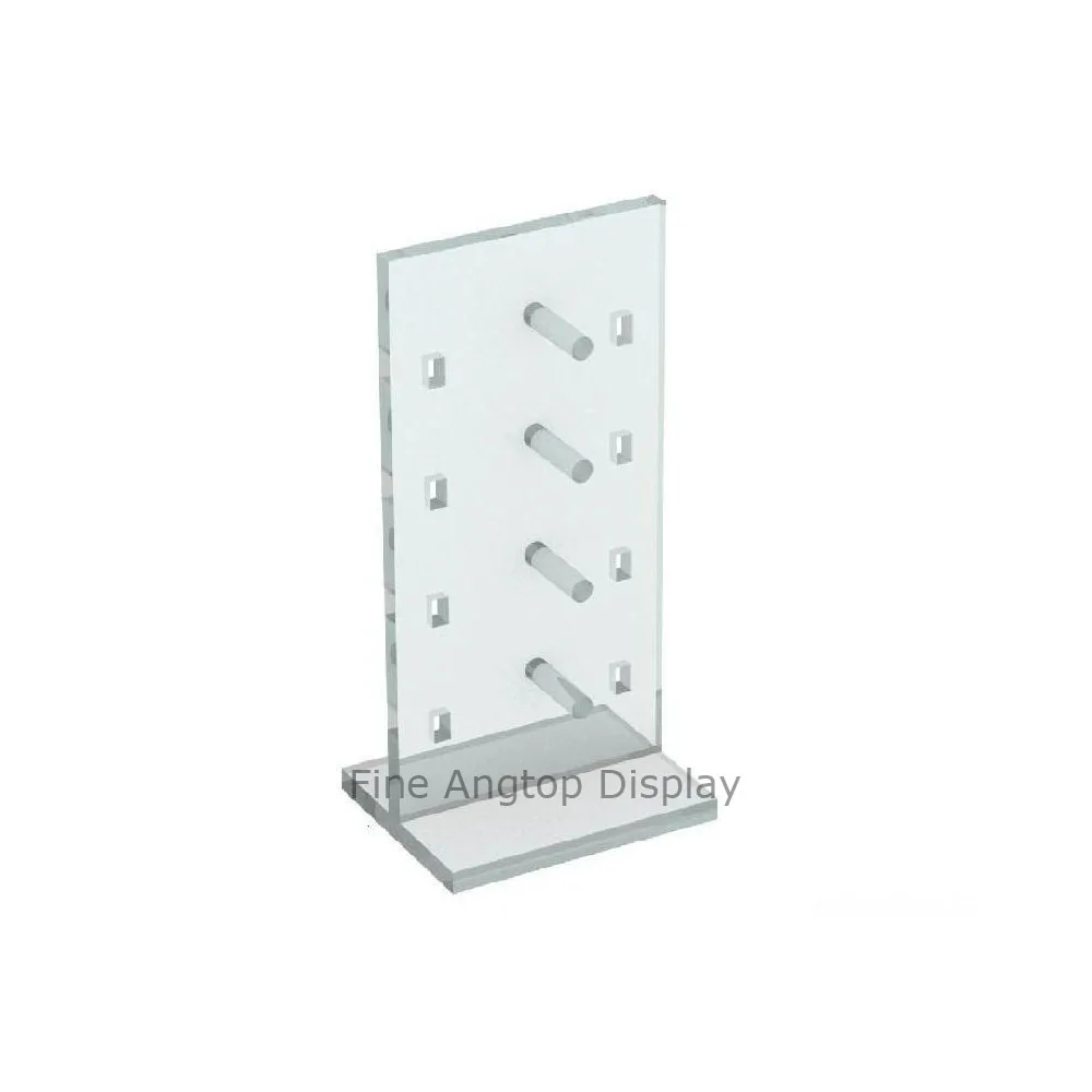

4 Tier Acrylic Sunglasses Eyeglasses Display Stand Clear Color