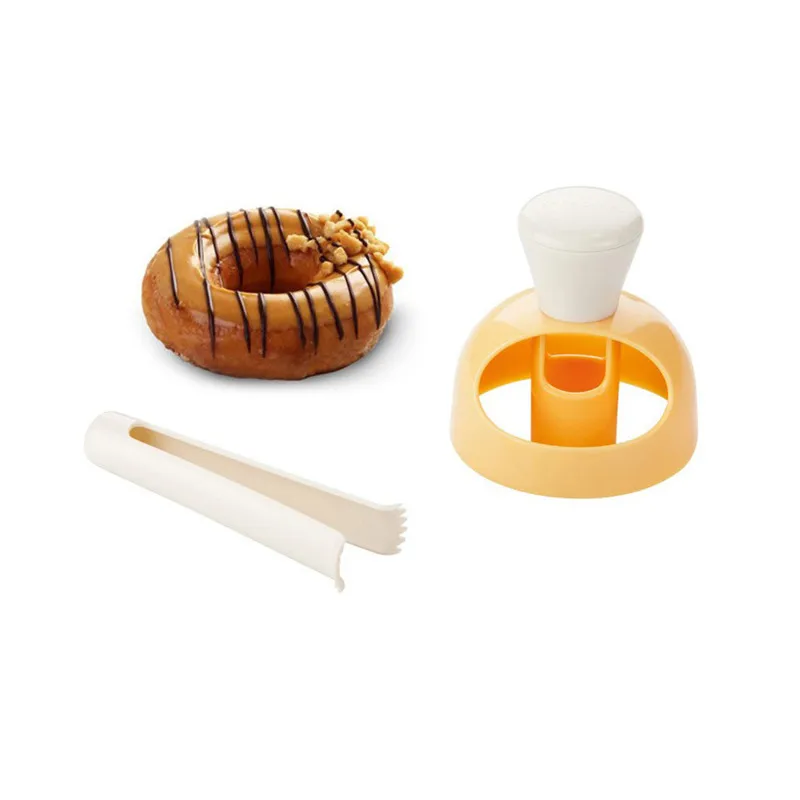 

Creative DIY Donut Mold Cake Bread Cutter Maker Decorating Tools Desserts Baking Supplies Kitchen Tool