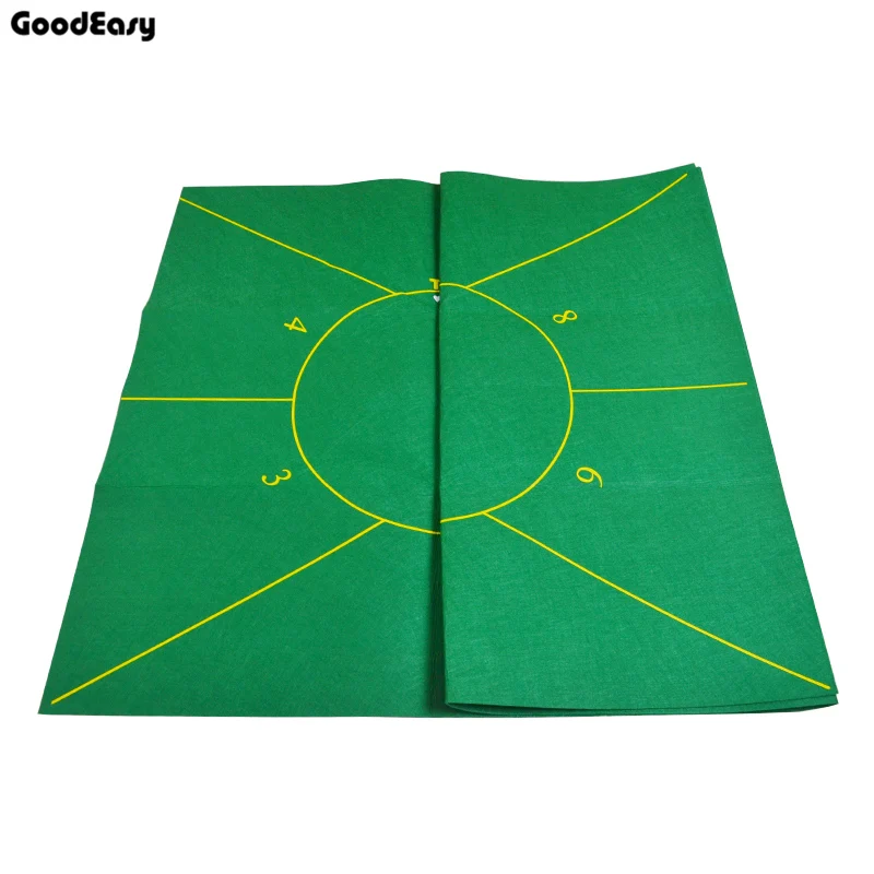 

180*90cm Poker Table Cloth Texas Hold'em Poker Layouts Tablecloth Felt 10 Players Poker Mat / Tapis Poker Non-woven Fabrics
