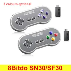 8 Bitdo SN30/SF30 Беспроводной Геймпад Классический джойстик с 2,4 г ne приемник для Windows Android macOS