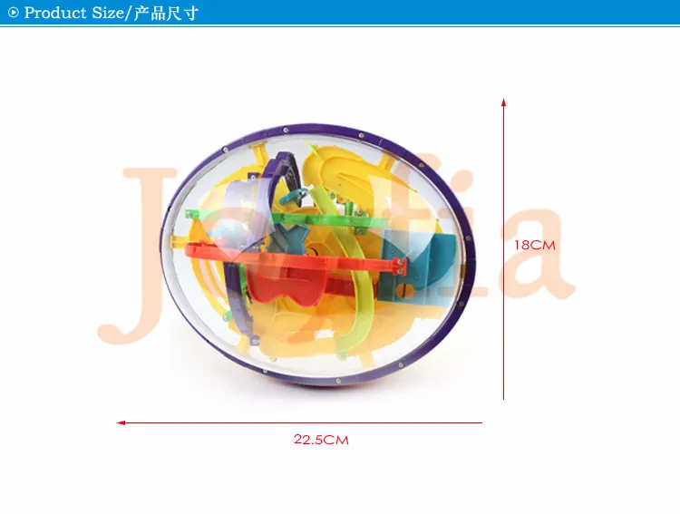3D волшебный лабиринт мяч умный волшебный шар развивающая игрушка для детей Мрамор игра-головоломка IQ баланс Игрушка Лабиринт Cube Игрушка-неваляшка [