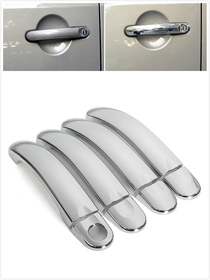 FUNDUOO для VW Touran/VW Caddy/VW T5 транспортер 2003-2010 2011 2012 2013 2014 2015 Chrome двери автомобиля ручка крышки Накладка