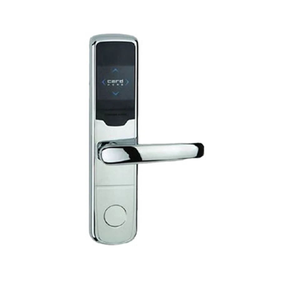 

304 stainless steel digital high security intelligent sliding door lock biometric rfid hotel card door lock 7001Y