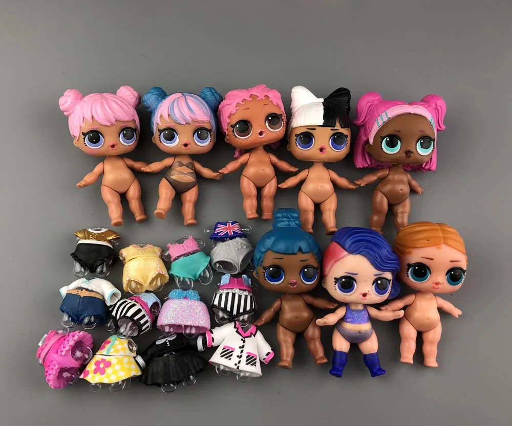 

1pc doll +1pc clothes Original Series 3 4 for lols Dolls Lovely Girl Sisters Baby Doll Action Figures Toy Kids Christmas gifts