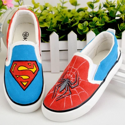spiderman canvas shoes