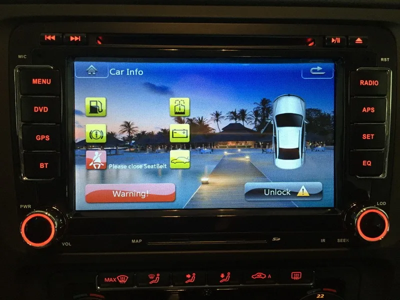 vw tiguan real car dvd