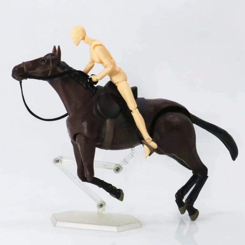 font b Anime b font Horse White Chestnut Variant Action Figure Figma 246 Movable Ver
