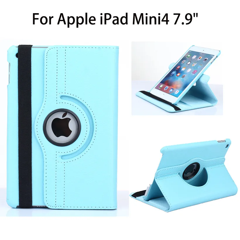 Чехол для Apple iPad Mini4 Mini 4 7 9 &quot умный чехол планшета искусственная кожа вращающийся