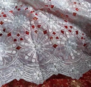 Free Shipping WHITE High quality latest african lace with beads swiss voile lace 2018 100% Cotton Swiss Voile Lace-JL002 Free Shipping WHITE High quality latest african lace with beads swiss voile lace 2018 100% Cotton Swiss Voile Lace-JL002