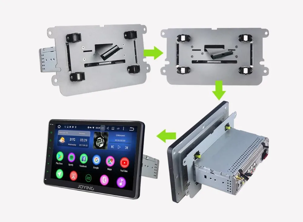 Top 10" 1Din Android 8.1 Car Radio Head Unit DSP SPDIF Subwoofer GPS for VW Passat/CC/B6/Golf/Jetta/Polo/Tiguan/Skoda Octavia/Rapid 17