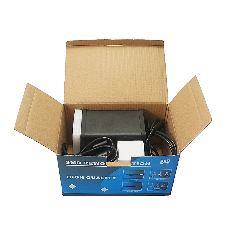 Saike 858D 220 В в 110 светодио дный светодиодный цифровой ESD паяльная станция горячий