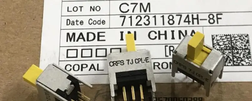 

1pcs/lot Japan CRFS-2202W toggle waterproof switch COPAL switch 14MM total height 2 files handle length 5M