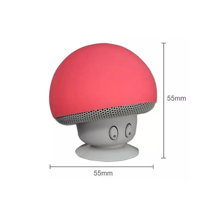 Мини Колонка в форме гриба Беспроводная Bluetooth 4 1 колонки mp3 плеер с микрофоном
