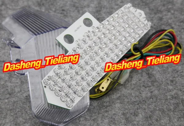 Integrated LED font b Motorcycle b font Clear Taillight Turn Signals For Ducati 749 999 2002