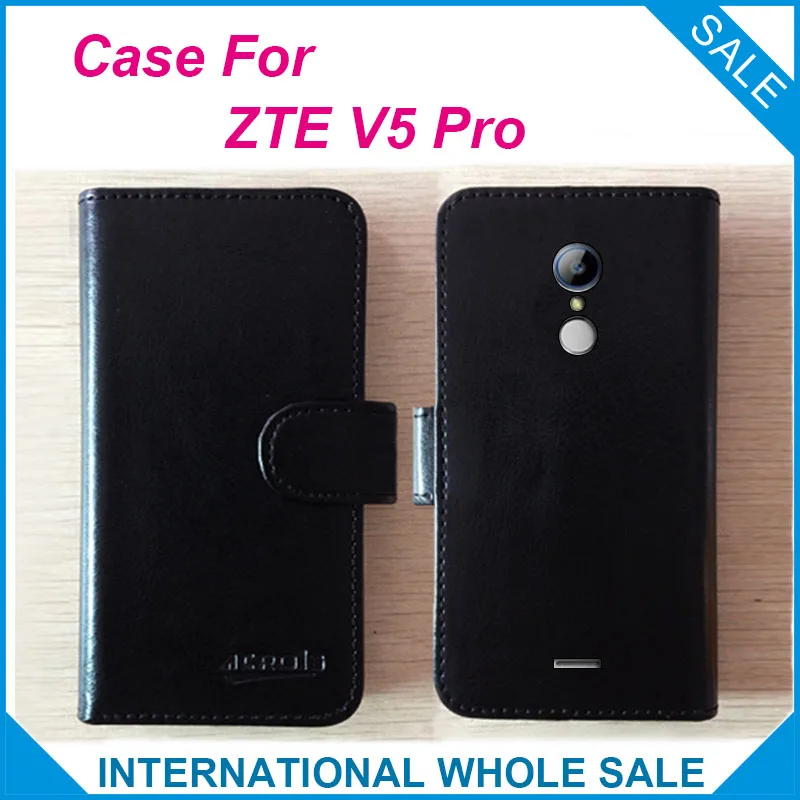 Роскошный кожаный чехол ZTE V5 Pro дизайнерский эксклюзивный чехол-книжка по