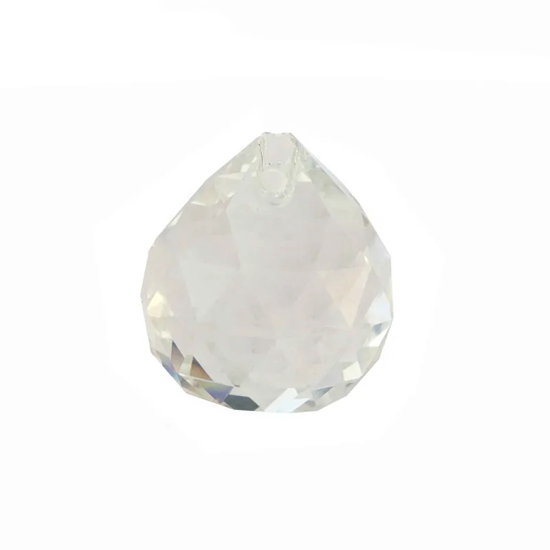 

Free Shipping By China Post Air Mail Of 4pcs/Lot 40mm Transparent Crystal Faceted Ball For Wedding Party & Event Decorations