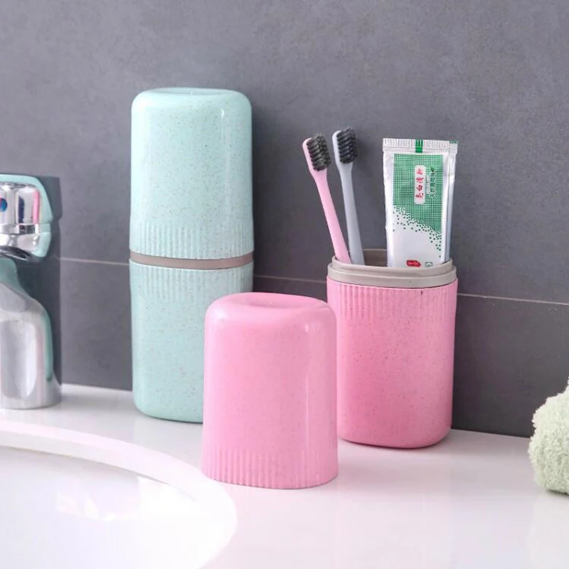 050 Fashion Bathroom Accessories Portable Travel Toothpaste Toothbrush