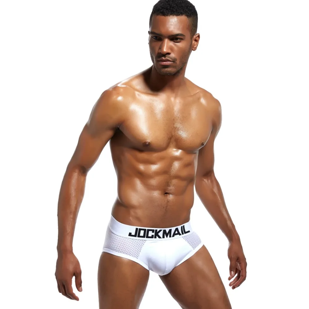 

JOCKMAIL Brand men Underwear boxer Sexy cotton Cuecas Boxers Mens boxer shorts Gay Underwear Man male boy underpants slip
