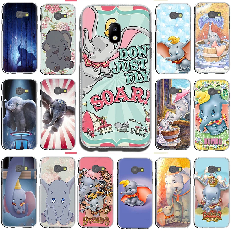 

Dumbo Cute elephant Hard phone cover case for Samsung GaLaxy J6 J7 J1 J2 J3 J5 2015 2016 2017 Prime
