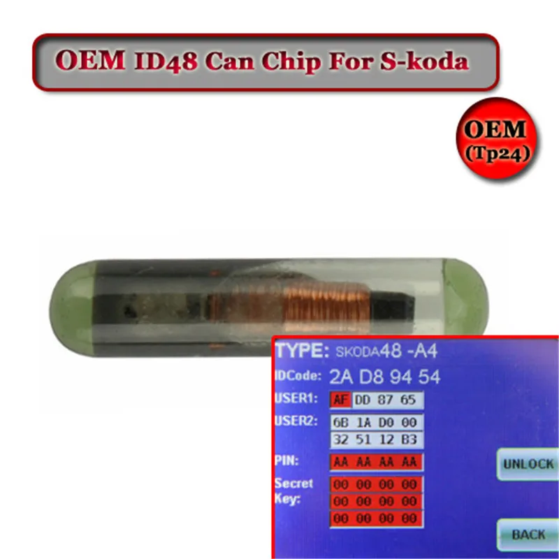 

(5PCS/Lot )ID 48 Can Transponder Chip For S-koda Copied Chip